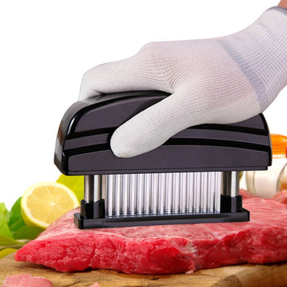 48-Pin Ultra Shrill Needle Stainless Steel Blades Meat Tenderizer for Chicken, Steak, Beef, Pork, Fish, 15x11.3x3.5cm