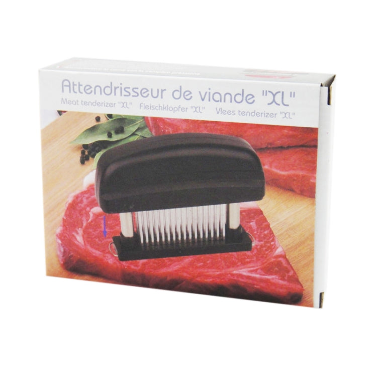 48-Pin Ultra Shrill Needle Stainless Steel Blades Meat Tenderizer for Chicken, Steak, Beef, Pork, Fish, 15x11.3x3.5cm
