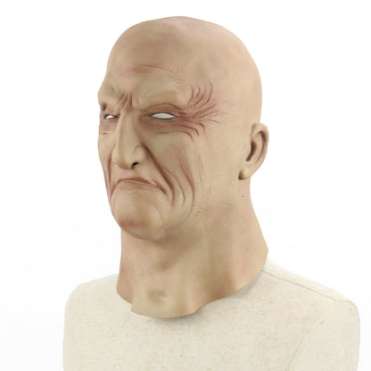 Halloween Festival Party Latex Underworld Boss Frightened Mask Headgear