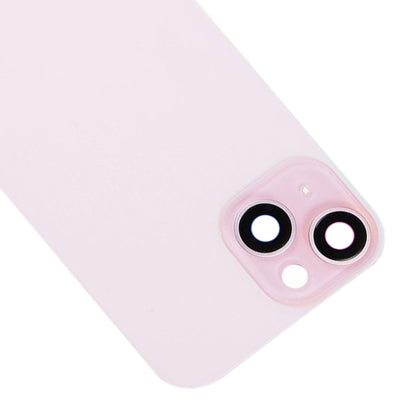 For iPhone 15 Plus Glass Battery Back Cover with Flash Bracket + Wireless Charging Module, For iPhone 15 Plus