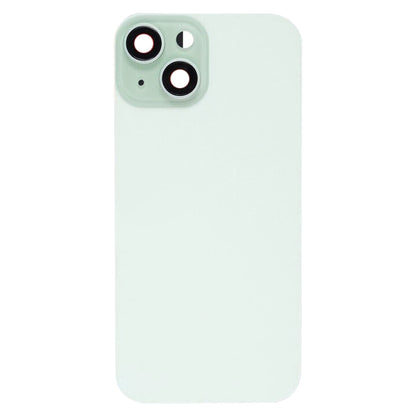 For iPhone 15 Plus Glass Battery Back Cover with Flash Bracket + Wireless Charging Module