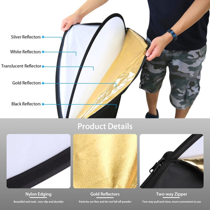 PULUZ LED Light Studio Softbox Photography Kit with Background & Reflective & Tripod Mount & Sandbags, Photography Light  Kit, US Plug, Photography Light  Kit, EU Plug
