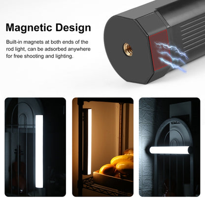 PULUZ 30cm Photo Handheld Full Color RGB Stick Light Magnetic LED Fill Light