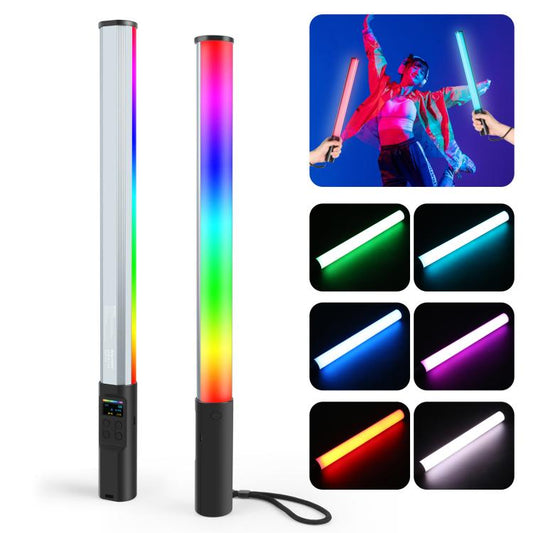 PULUZ 132 LEDs Photo Handheld Stick Light Full Color RGB Fill Light