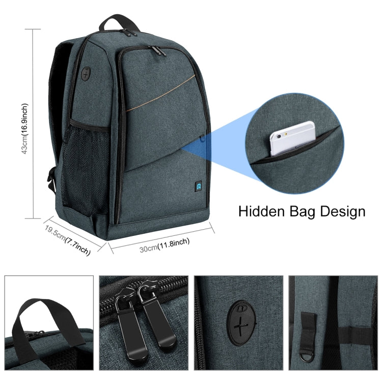 PULUZ Outdoor Portable Waterproof Scratch-proof Dual Shoulders Backpack Handheld PTZ Stabilizer Camera Bag with Rain Cover for Digital Camera, DJI Ronin-SC / Ronin-S, Backpack(Grey), Backpack(Black), Backpack(Grey US)