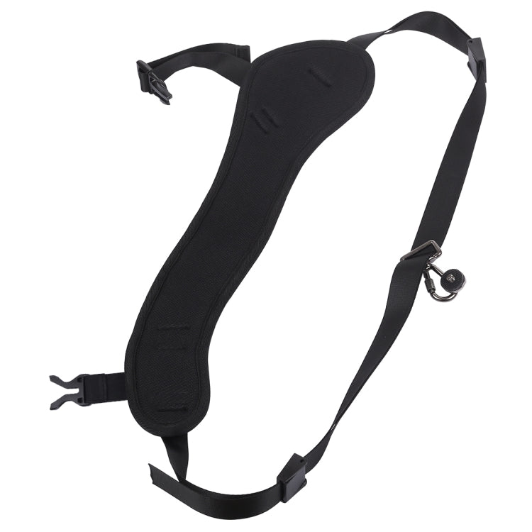 PULUZ Quick Release Anti-Slip Soft Pad Nylon Breathable Curved Camera Strap with Metal Hook for SLR / DSLR Cameras