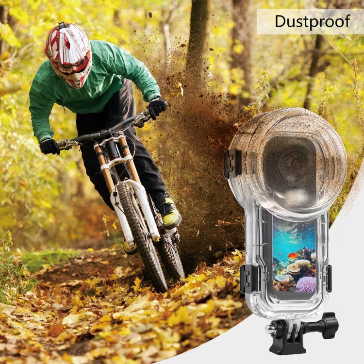 For Insta360 X5 PULUZ 60m Waterproof Sealed Diving Case