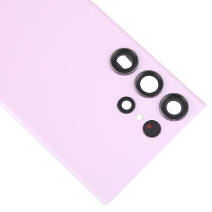 For Samsung Galaxy S23 Ultra SM-S918 Glass Battery Back Cover with Camera Lens Cover, For Samsung Galaxy S23 Ultra(with Camera Cover)