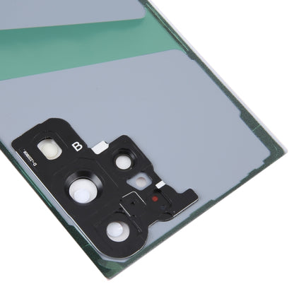 For Samsung Galaxy S23 Ultra SM-S918 Glass Battery Back Cover with Camera Lens Cover, For Samsung Galaxy S23 Ultra(with Camera Cover)