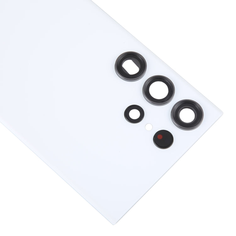 For Samsung Galaxy S23 Ultra SM-S918 Glass Battery Back Cover with Camera Lens Cover