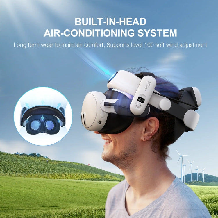 BOBOVR S3 Pro For Meta Quest 3 VR Head Strap with 10000mAh Battery, S3 Pro