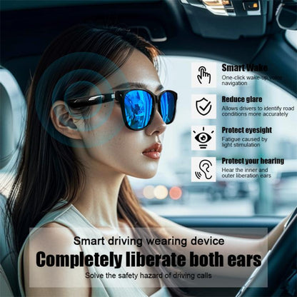 GS08 Smart Glasses, Support AI Smart Chip / Bluetooth Call / Smart Driving Navigatiion