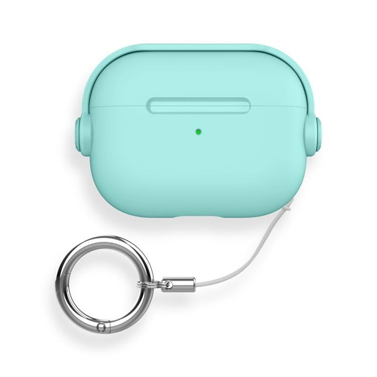Lock TPU Hybrid PC Earphone Protective Cover with Ring Rope