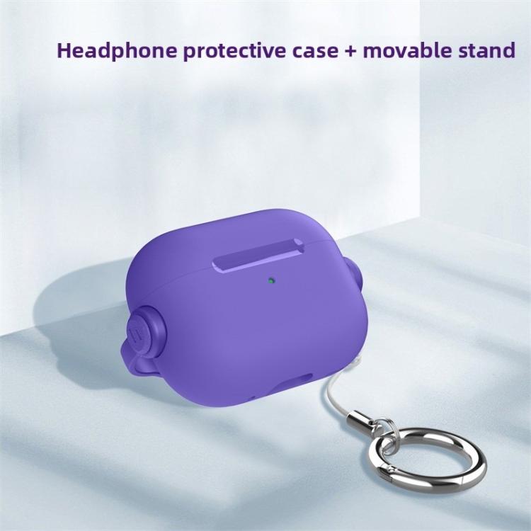 Lock TPU Hybrid PC Earphone Protective Cover with Ring Rope, For AirPods Pro 3