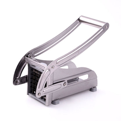 Stainless Steel Manual French Fries Slicer Potato Chipper Chip Cutter Chopper Maker