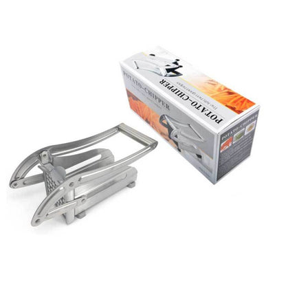 Stainless Steel Manual French Fries Slicer Potato Chipper Chip Cutter Chopper Maker