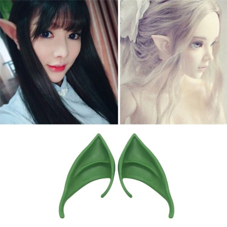 1pair  Halloween Elf Latex Ears Cosplay Props, 10cm, 12cm