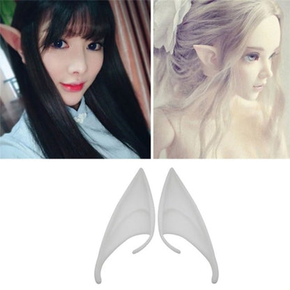 1pair  Halloween Elf Latex Ears Cosplay Props, 10cm, 12cm