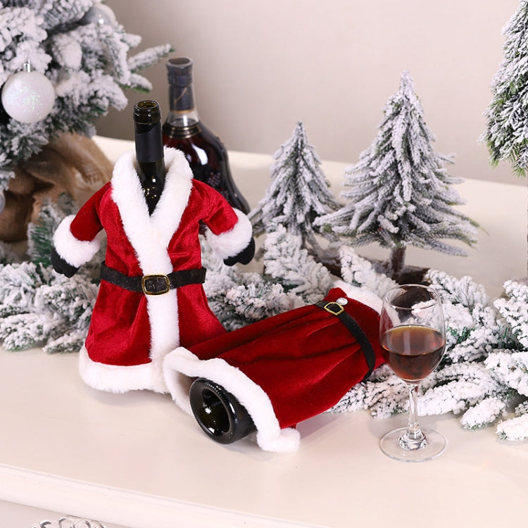 Christmas Red Wine Bottle Cover Wine Bottle Decoration Creative Wine Bag, Skirt, Dress