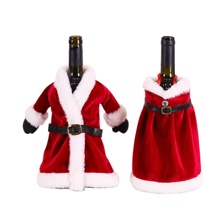 Christmas Red Wine Bottle Cover Wine Bottle Decoration Creative Wine Bag, Skirt, Dress