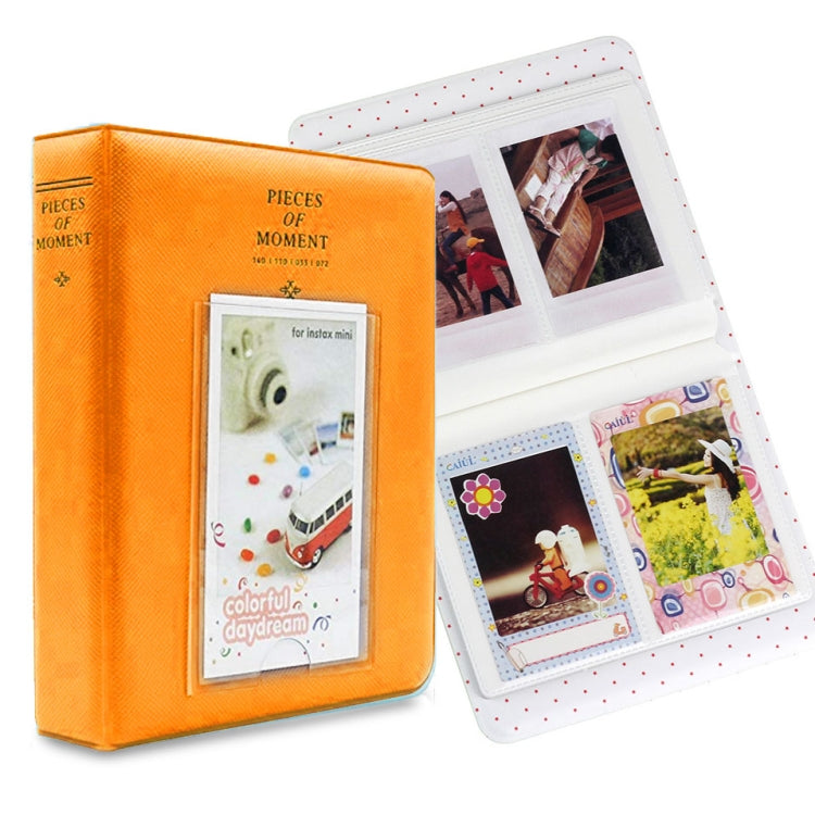 64 Pockets Name Card Pieces for Fujifilm Instax Mini 8 /7s /70 /25 /50s /90, 64 Pockets Sky Blue, 64 Pockets Beige, 64 Pockets Blue, 64 Pockets Green, 64 Pockets Orange, 64 Pockets Pink