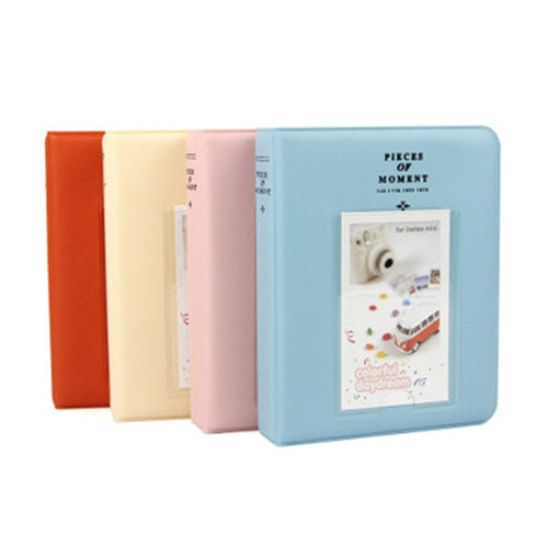 64 Pockets Name Card Pieces for Fujifilm Instax Mini 8 /7s /70 /25 /50s /90, 64 Pockets Sky Blue, 64 Pockets Beige, 64 Pockets Blue, 64 Pockets Green, 64 Pockets Orange, 64 Pockets Pink