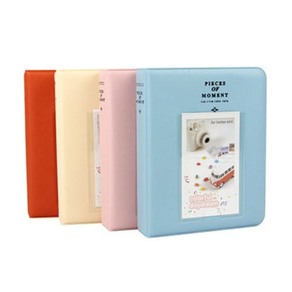 64 Pockets Name Card Pieces for Fujifilm Instax Mini 8 /7s /70 /25 /50s /90, 64 Pockets Sky Blue, 64 Pockets Beige, 64 Pockets Blue, 64 Pockets Green, 64 Pockets Orange, 64 Pockets Pink