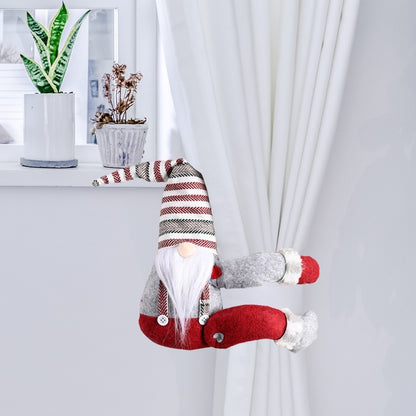 Christmas Decorations Striped Hat Forest Old Man Side Hug Curtain Door Curtain Buckle