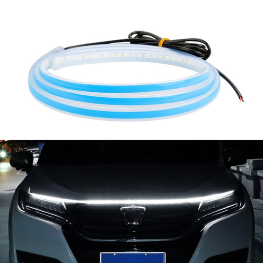 Car LED Streamer Decorative Hood Atmosphere Lights, Style:, Monochrome White Light, Monochrome Yellow Light, Monochrome Ice Blue Light, Monochrome Blue Light, Monochrome Red Light, Monochrome Pink Purple Light, Monochrome Green Light