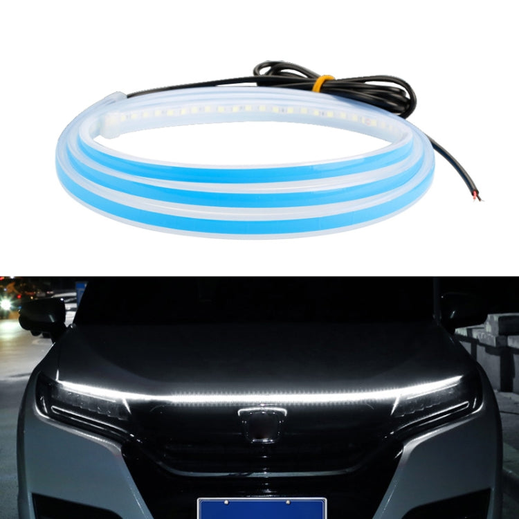 Car LED Streamer Decorative Hood Atmosphere Lights, Style:, Monochrome White Light, Monochrome Yellow Light, Monochrome Ice Blue Light, Monochrome Blue Light, Monochrome Red Light, Monochrome Pink Purple Light, Monochrome Green Light                   ...