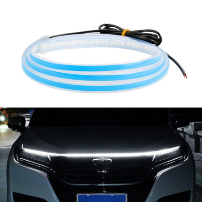 Car LED Streamer Decorative Hood Atmosphere Lights, Style:, Monochrome White Light, Monochrome Yellow Light, Monochrome Ice Blue Light, Monochrome Blue Light, Monochrome Red Light, Monochrome Pink Purple Light, Monochrome Green Light                   ...