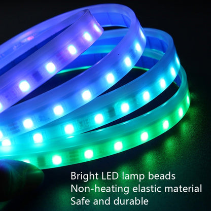 Car LED Streamer Decorative Hood Atmosphere Lights, Style:, Monochrome White Light, Monochrome Yellow Light, Monochrome Ice Blue Light, Monochrome Blue Light, Monochrome Red Light, Monochrome Pink Purple Light, Monochrome Green Light                   ...