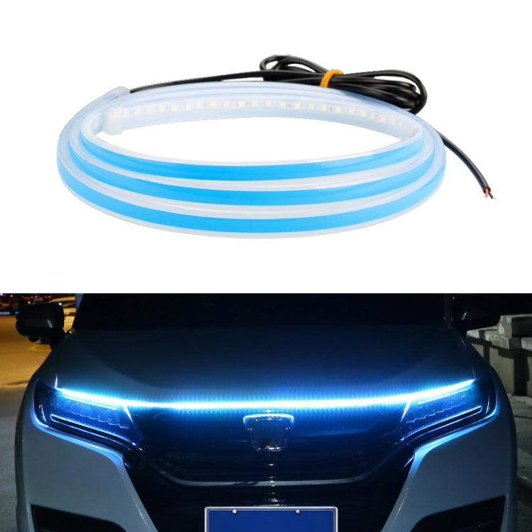 Car LED Streamer Decorative Hood Atmosphere Lights, Style:, Monochrome White Light, Monochrome Yellow Light, Monochrome Ice Blue Light, Monochrome Blue Light, Monochrome Red Light, Monochrome Pink Purple Light, Monochrome Green Light                   ...