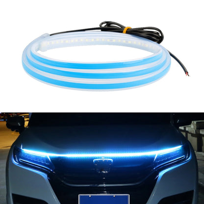 Car LED Streamer Decorative Hood Atmosphere Lights, Style:, Monochrome White Light, Monochrome Yellow Light, Monochrome Ice Blue Light, Monochrome Blue Light, Monochrome Red Light, Monochrome Pink Purple Light, Monochrome Green Light                   ...