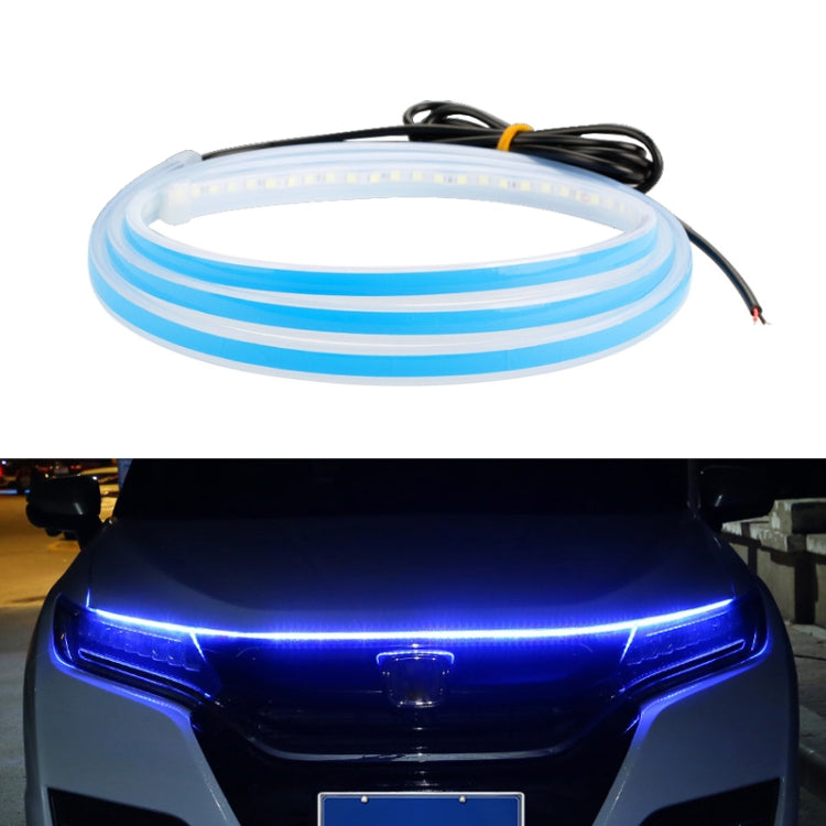 Car LED Streamer Decorative Hood Atmosphere Lights, Style:, Monochrome White Light, Monochrome Yellow Light, Monochrome Ice Blue Light, Monochrome Blue Light, Monochrome Red Light, Monochrome Pink Purple Light, Monochrome Green Light                   ...