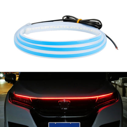 Car LED Streamer Decorative Hood Atmosphere Lights, Style:, Monochrome White Light, Monochrome Yellow Light, Monochrome Ice Blue Light, Monochrome Blue Light, Monochrome Red Light, Monochrome Pink Purple Light, Monochrome Green Light                   ...