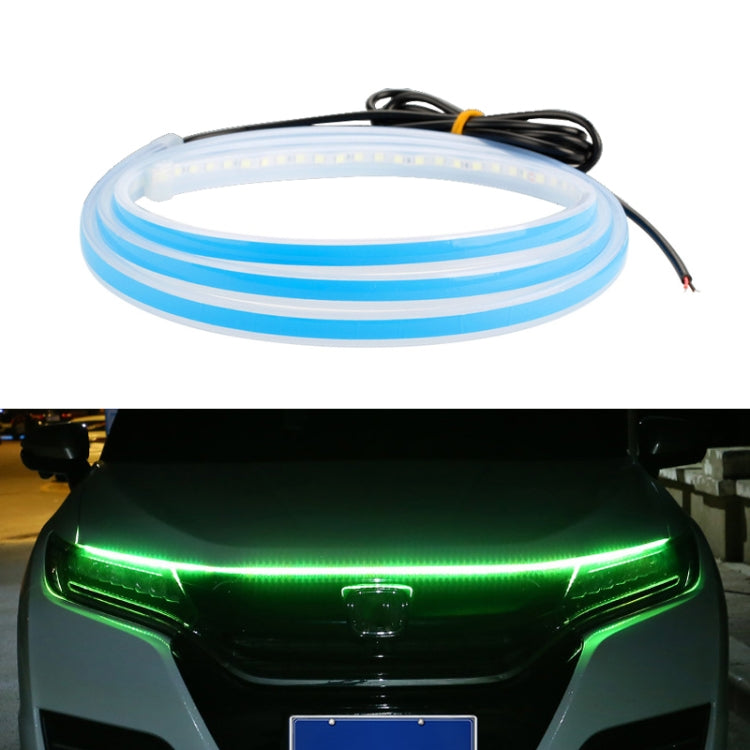 Car LED Streamer Decorative Hood Atmosphere Lights, Style:, Monochrome White Light, Monochrome Yellow Light, Monochrome Ice Blue Light, Monochrome Blue Light, Monochrome Red Light, Monochrome Pink Purple Light, Monochrome Green Light                   ...