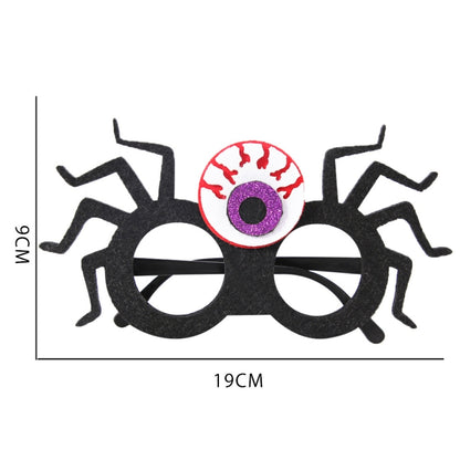 Halloween Decoration Funny Glasses Party Skeleton Spider Horror Props