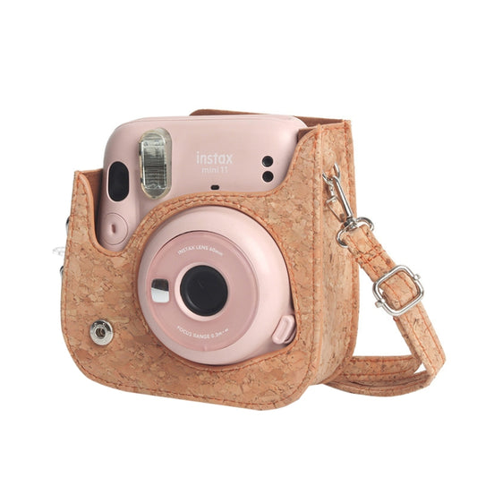 Camera Bag Shoulder Bag Digital Photography Leather Case For FUJIFILM Instax Mini 11, Cork
