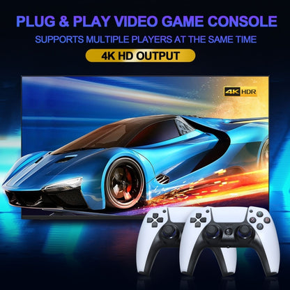 U10 Video Game Console 64G 10000+ Games Retro Handheld 4K TV Game Stick Wireless Controller, U10  64G 10000+ Games