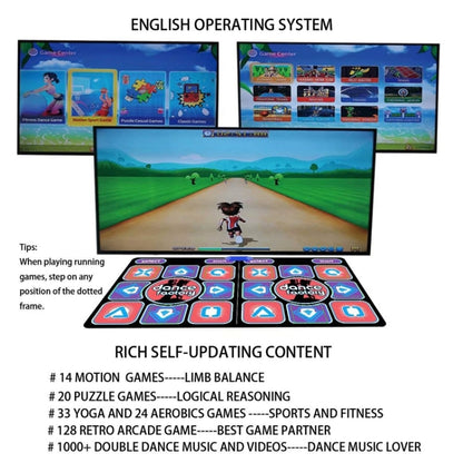 HD-MI Output Electronic Double Dance Game Mat for Kids, 039