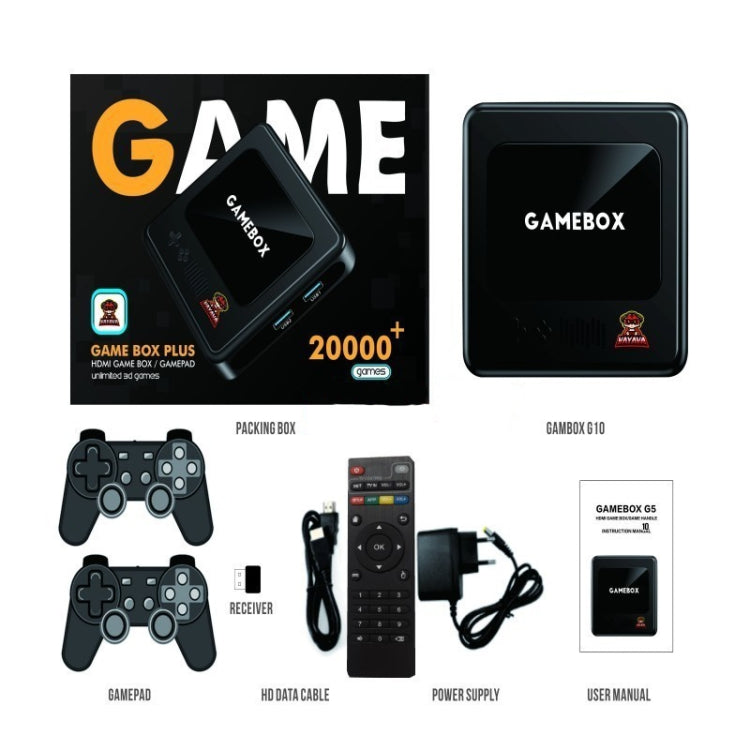 G10 GAMEBOX TV Box Dual System Wireless Android 3D Home 4K HD Game Console Support PS1 / PSP, 64G 30,000+ Games (Black), 128G 40,000+ Games (Black), 256G 60,000+ Games (Black), 64G 30,000+ Games (White), 128G 40,000+ Games (White)����������������������...