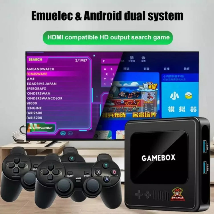 G10 GAMEBOX TV Box Dual System Wireless Android 3D Home 4K HD Game Console Support PS1 / PSP, 64G 30,000+ Games (Black), 128G 40,000+ Games (Black), 256G 60,000+ Games (Black), 64G 30,000+ Games (White), 128G 40,000+ Games (White)����������������������...