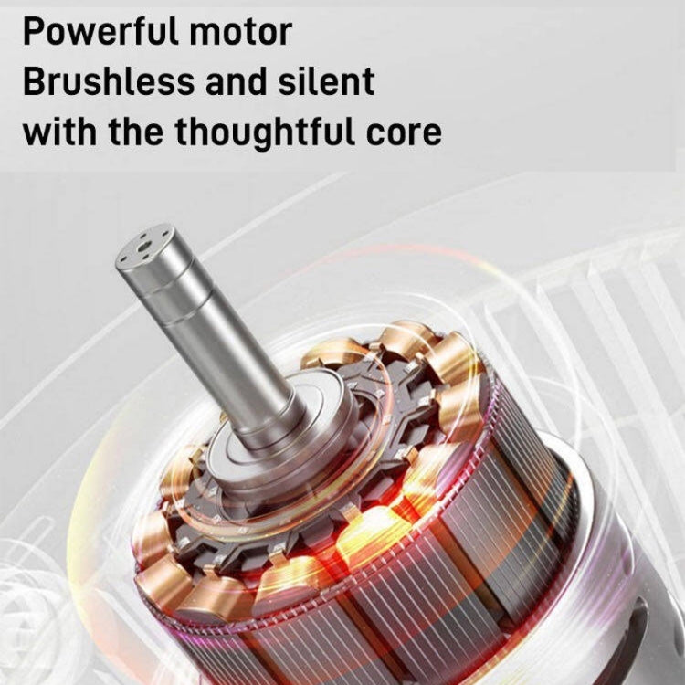 Desk Bladeless Humidification Electric Fan Six Gear Adjustable with LED Light Timing Function