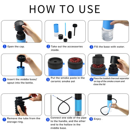 Removable And Washable Portable Hookahs Household And Car Water Pipe Cup