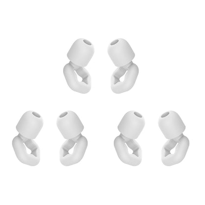 3pairs /Set Sleep Anti-noise Soundproof Earplugs Noise Reducing Swimming Silicone Earplugs