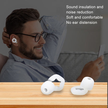 3pairs /Set Sleep Anti-noise Soundproof Earplugs Noise Reducing Swimming Silicone Earplugs