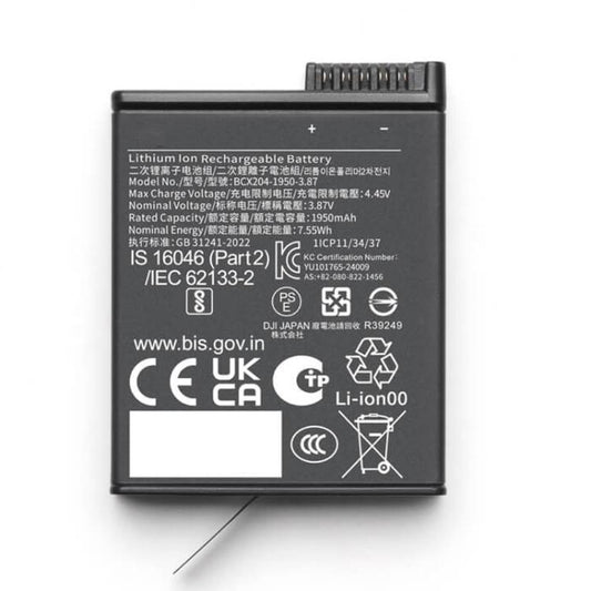 Original Extreme Battery Plus 1950 mAh For DJI Osmo Action, Extreme Battery Plus