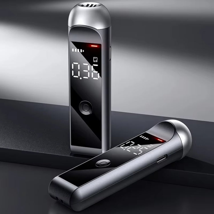 Portable Digital Alcohol Tester Breathalyzer Rechargeable Alcohol Test Tool