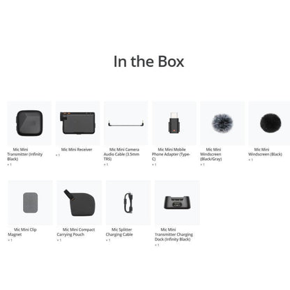 Original 1 TX + 1 RX For DJI Mic Mini